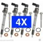 4x Einspritzdüsen 03L130277S Siemens VW Motor CAYA 1,6 TDI Continental CAYB