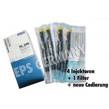 4x Einspritzdüse Ford Mondeo 2,0 TDCI EJDR00501Z EURO3 3S7Q9K546BB +Filter