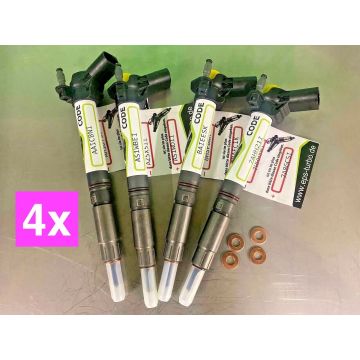 4x Einspritzdüsen 0445118003 Audi VW 2,0 TDI 0445118002 03N130277 Profi Set