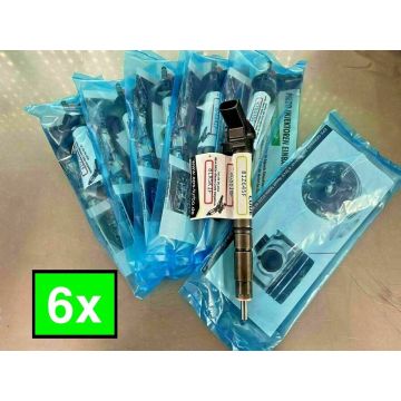 6x Einspritzdüsen 0445117022 059130277 CD Audi A4 A5 A6 VW Touareg 3.0 TDi