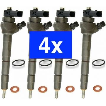 4X Einspritzdüsen 2.0 TDI  Audi VW 0445110647  0445110369 CFF CFH CFG 03L130277J