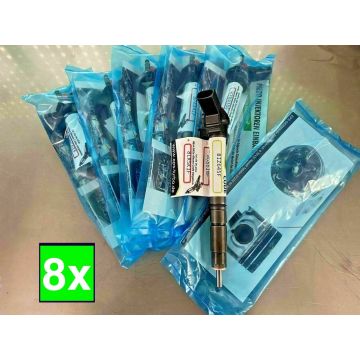 8x Einspritzdüse 4,2 tdi 057130277 AM 0445117020 Audi VW A8 4E Q7 Injektor