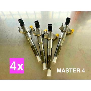 4 x Einspritzdüse  166009567R RENAULT MASTER 4 IV OPEL MOVANO 2.3 DCI OEM PIEZO