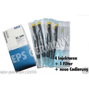 4x Einspritzdüse Ford 2,0 Euro 4 4S7Q9K546BD R00504Z +Dieselfilter