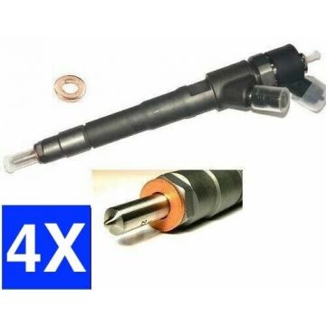 4x Einspritzdüsen 0445110300 Alfa Mito 1.6 JTDM Fiat Doblo 1.6 D MJ Opel Combo