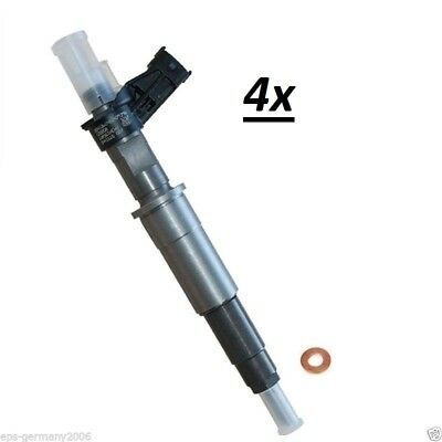4x SET Injektor Renault 2.0 dCi Injektoren Düsen Einspritzdüsen 0445115007
