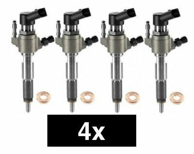 4x Einspritzdüsen 1,6HDI 9802448680 Ford Volvo Peugeot Mazda 9674973080