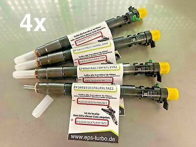 4x Einspritzdüsen HDI EMBR00101D 9686191080 9M5Q9F593 Citroen Fiat Ford Peugeot